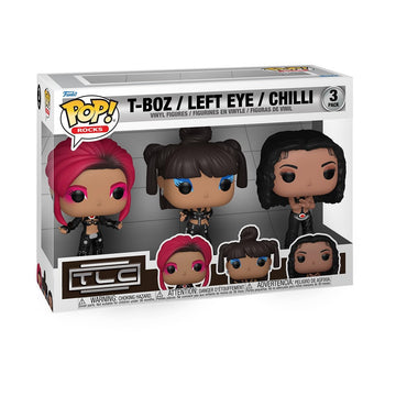 Funko Pop! Rocks: TLC - Lisa Left Eye Lopes - Scrubs 3PK - Collectable Vinyl ...