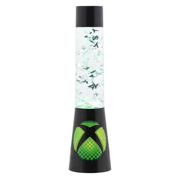 Xbox Glitter Liquid Flow Lamp with Floating Controller Icons - Officially Lic...
