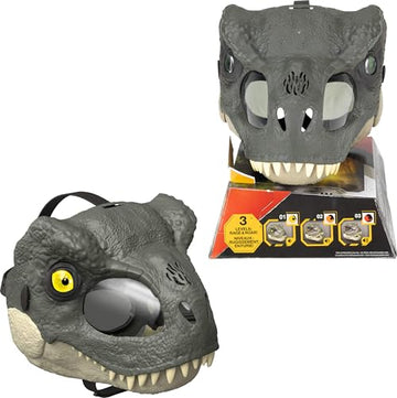 Jurassic World Rebirth: T-Rex Rage N Roar Mask Interactive Toy Mattel JCH04