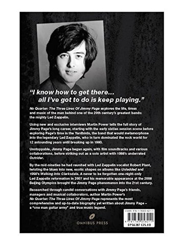No Quarter: The Three Lives of Jimmy Page [Hardcover] Martin Power