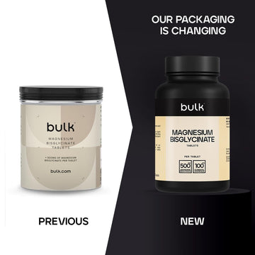 Bulk Magnesium Glycinate Bisglycinate 500mg, 180 Tablets