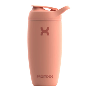 Promixx Pursuit Shaker Bottle Insulated Stainless Steel Water Bottle and Blen...