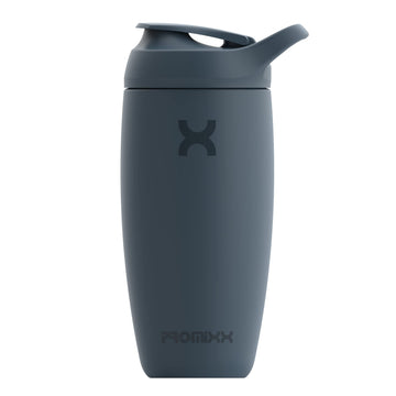 Promixx Pursuit Shaker Bottle Insulated Stainless Steel Water Bottle and Blen...