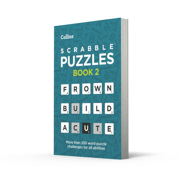 SCRABBLE™ Puzzles: Elevate your vocabulary and have fun with this puzzle book...