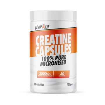 Per4m 100% Pure Micronised Creatine Monohydrate - Unflavoured 90 Capsules