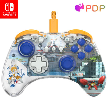 PDP REALMz Wired LED Light-up Pro Controller: Tails For Nintendo Switch