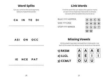 SCRABBLE Puzzles: [Paperback] Collins Scrabble