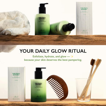 Haruharu Wonder Black Bamboo Daily Smoothing Body Oil 200ml