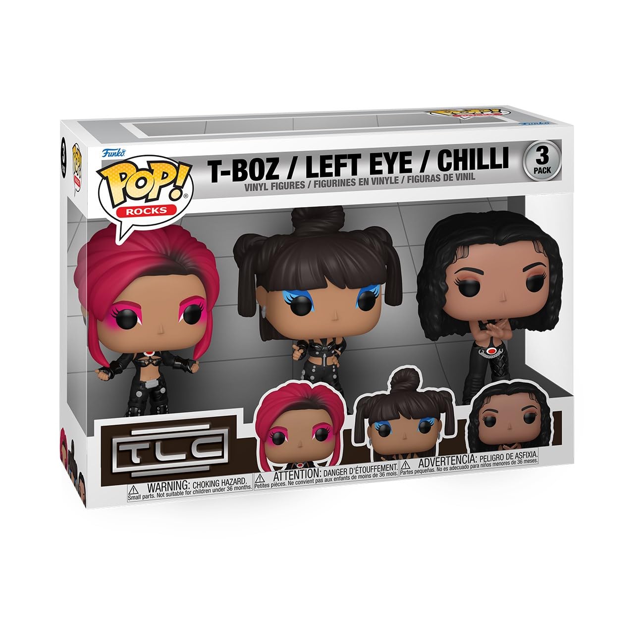 Funko Pop! Rocks: TLC - Lisa Left Eye Lopes - Scrubs 3PK - Collectable Vinyl ...