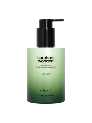 haruharu wonder Black Bamboo Daily Smoothing Body Oil, Fast Absorption, Light...