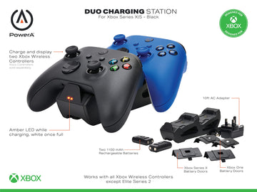 PowerA Duo Charging Station for Xbox Series X|S - Black (UK) (Xbox Series X)