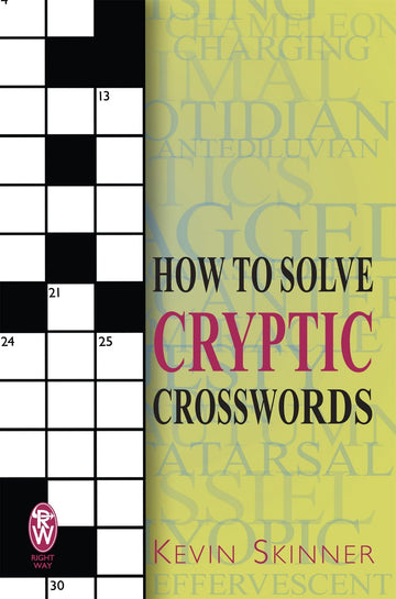 How to Solve Cryptic Crosswords [Paperback] Skinner, Kevin