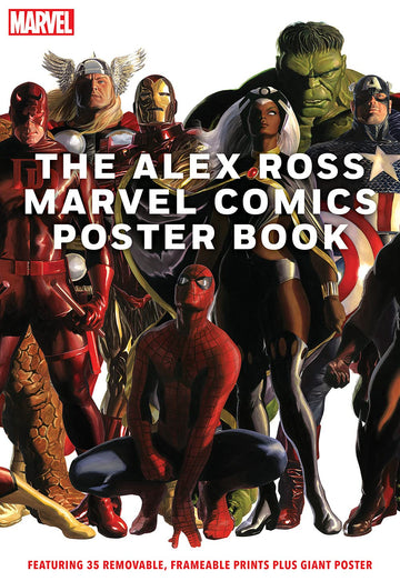 The Alex Ross Marvel Comics Poster Book: Featuring 35 removable prints