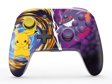 PowerA Enhanced Wireless Controller for Nintendo Switch - Pikachu vs. Gengar