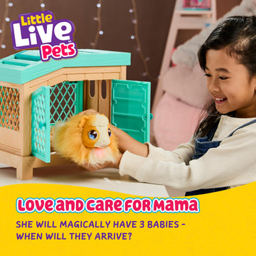 Little Live Pets Interactive Mama Guinea Pig and her Hutch