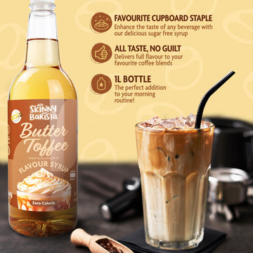 The Skinny Co - Barista Flavour Syrup - Butter Toffee