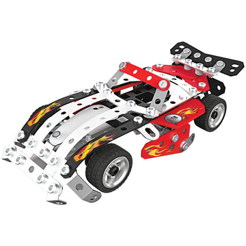 Meccano, 10-in-1 Racing Vehicles STEM Model Building Kit