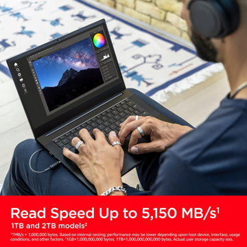 SanDisk Extreme 1TB M.2 NVMe SSD, Internal SSD, PCIe Gen4, up to 5150 MB/s re...