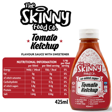 The Skinny Food Co - Sugar Free Ketchup 425ml
