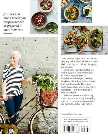 15 Minute Vegan: Fast, modern vegan cooking [Hardcover] Katy Beskow