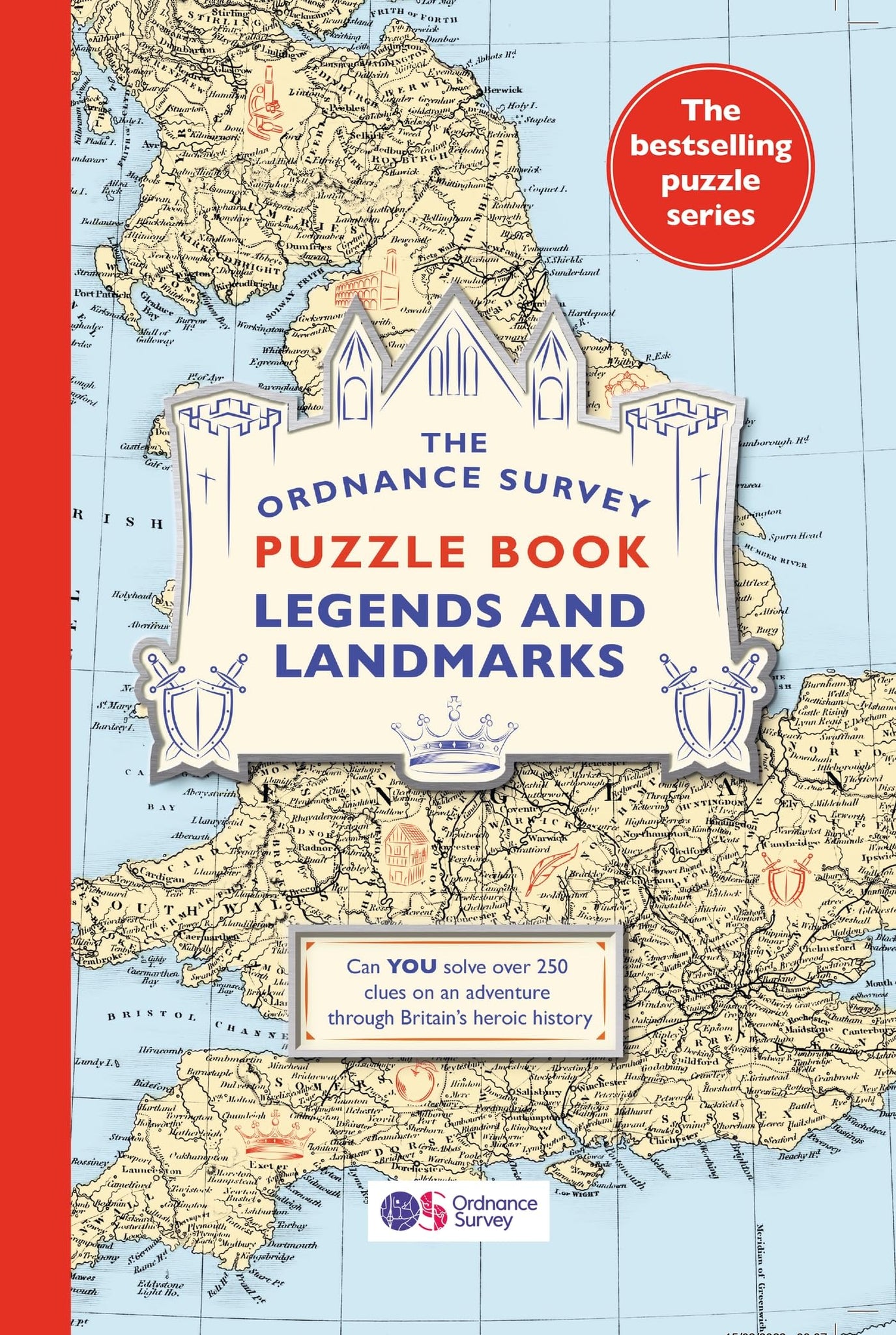 The Ordnance Survey Puzzle Book Legends and Landmarks: [Paperback]