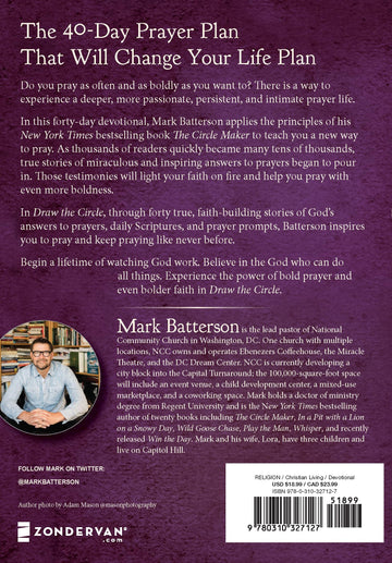 Draw the Circle: The 40 Day Prayer Challenge [Paperback] Batterson, Mark